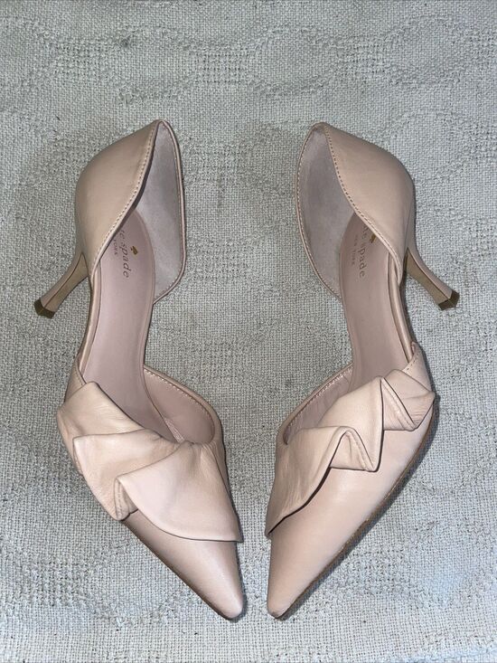 kate spade Shoes - Kate Spade Women’s Dressy Pumps Size 8 Pink Leather Going Out Party Fun